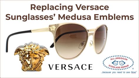 versace sunglasses logo replacement|Versace polarised sunglasses.